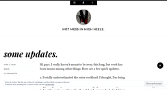 Desktop Screenshot of hotmessinhighheels.com